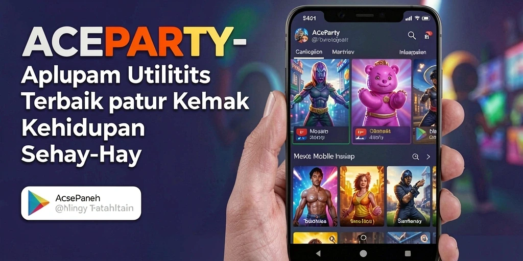 Screenshot ACEPARTY yang menampilkan fitur pengingat pengguna.