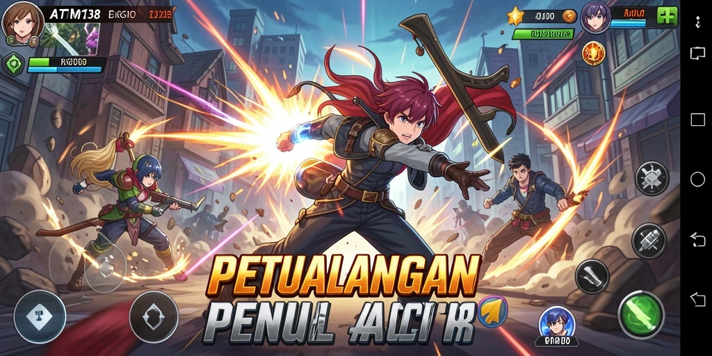 Tampilan gameplay menakjubkan dari ATM138 yang penuh aksi.