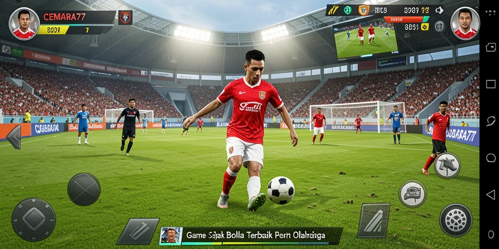 Tampilan gameplay yang menegangkan dalam CEMARA77.