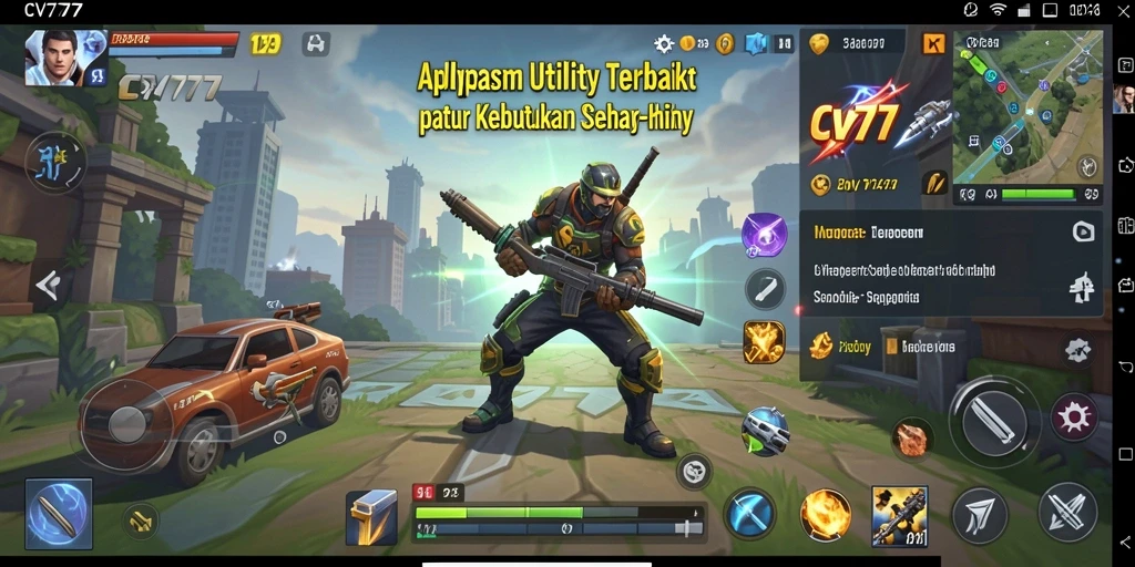 Tampilan antarmuka CV777 yang ramah pengguna untuk kemudahan akses.