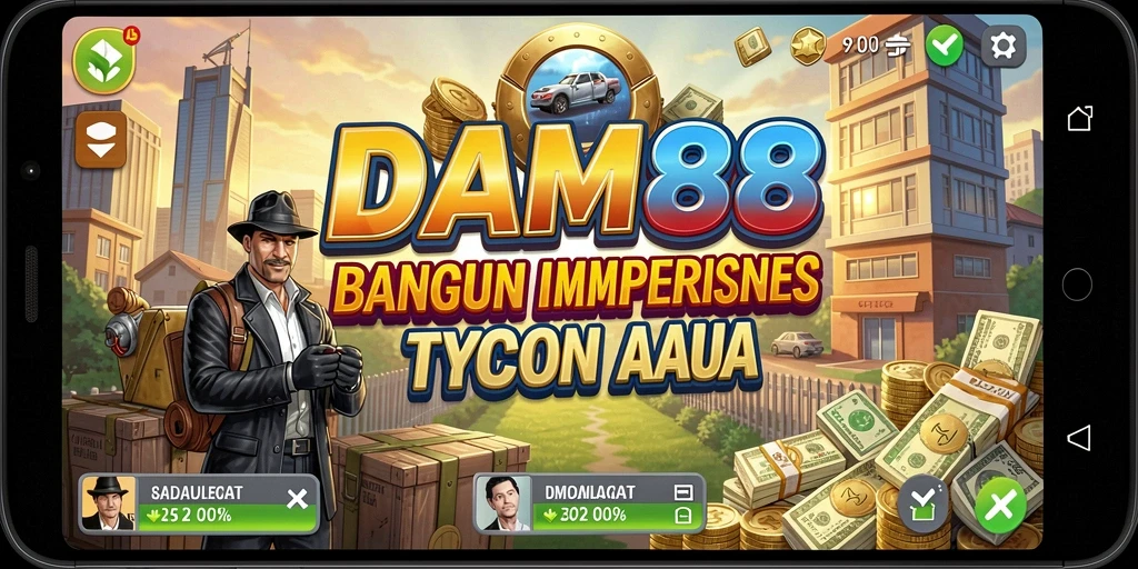 Gameplay Tycoon yang menarik dan penuh strategi dalam DAM88.