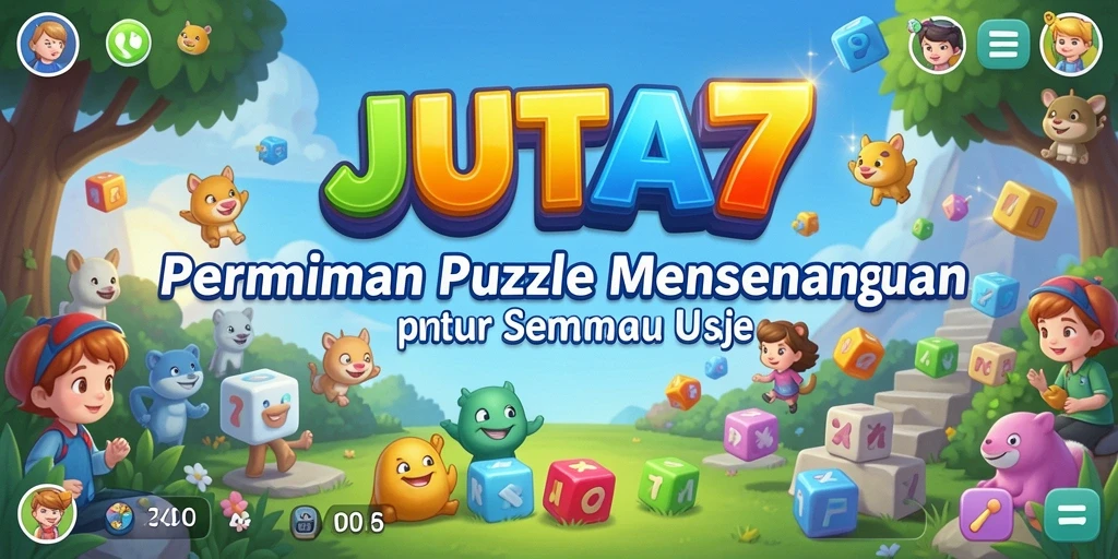 Screenshot gameplay JUTA7 menampilkan tantangan puzzle yang menarik.