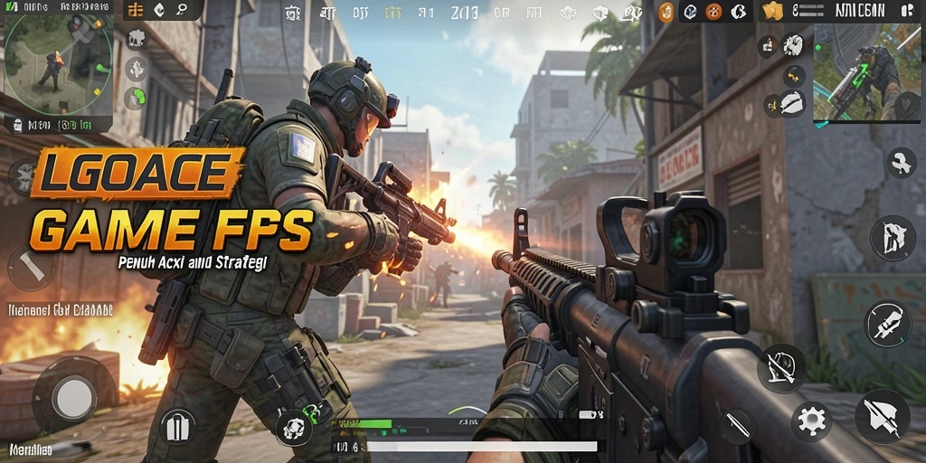 Gameplay seru LGOACE dengan aksi tembak-menembak yang mendebarkan.