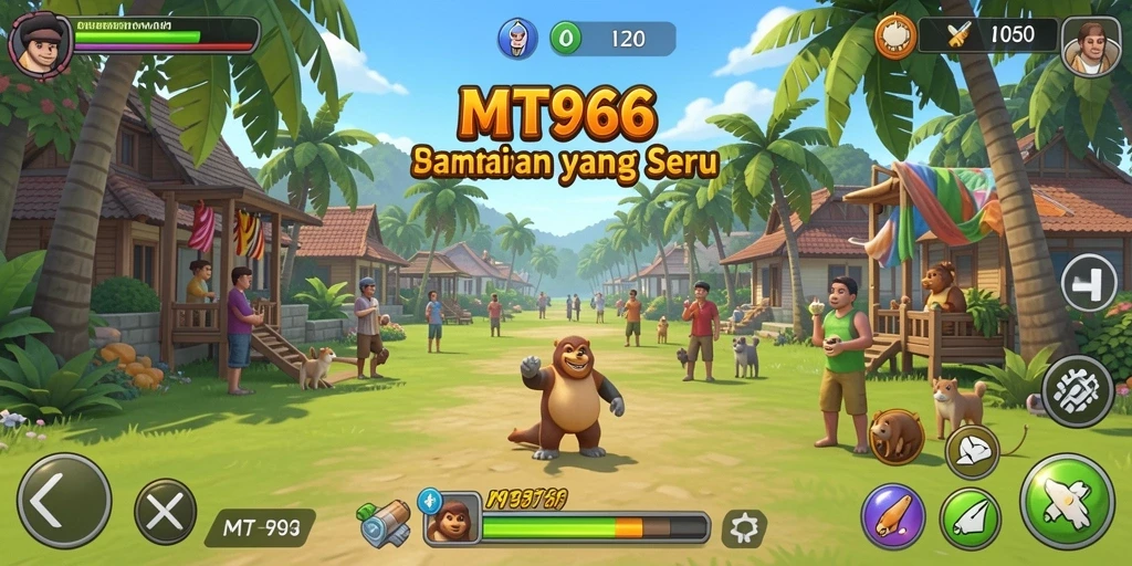 Tampilan menarik dari gameplay Casual di MT966.