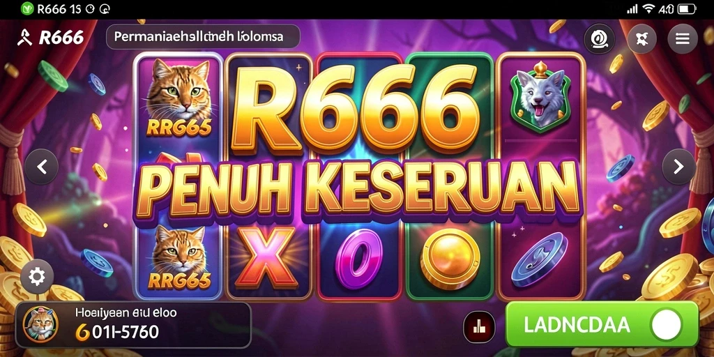 Tampilan gameplay menarik di RR666 yang menampilkan keseruan permainan Slot.