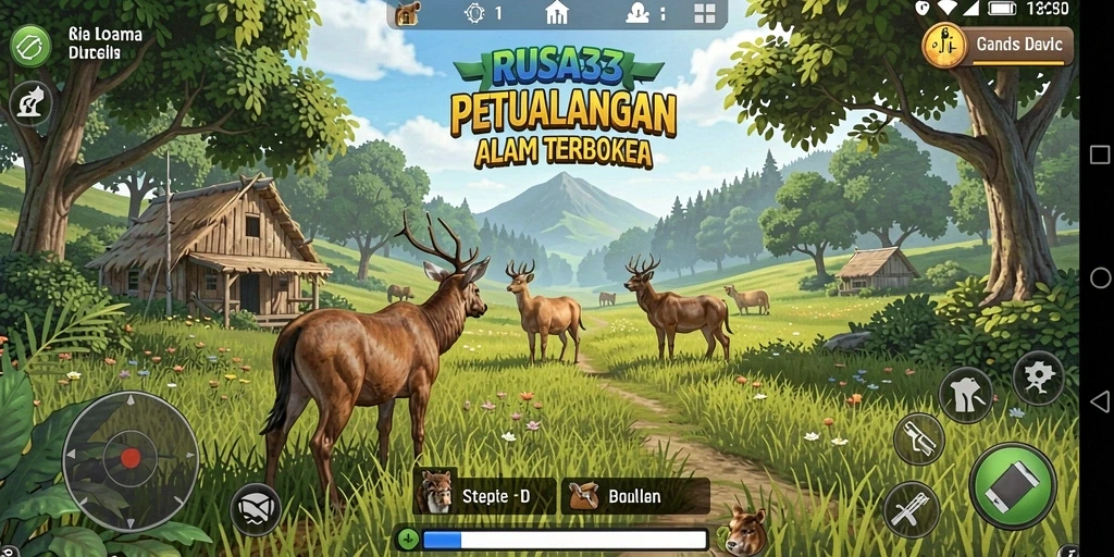 Tampilan gameplay RUSA33 yang memukau di dunia terbuka.