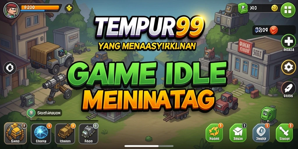 Gameplay TEMPUR99 yang dinamis dan menarik dalam genre Idle.