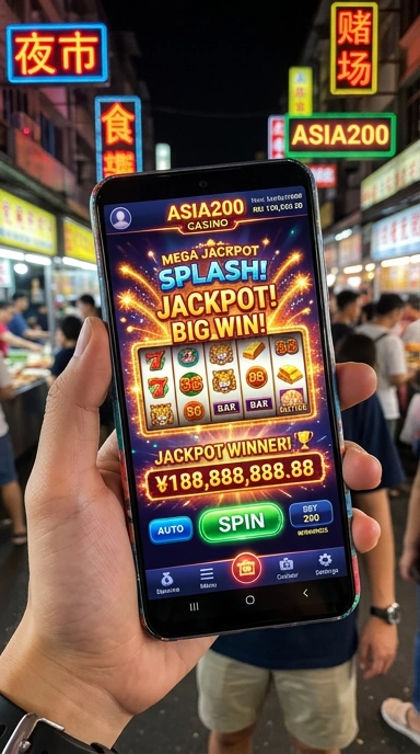 Tampilan awal aplikasi asia200 dengan berbagai pilihan aplikasi.